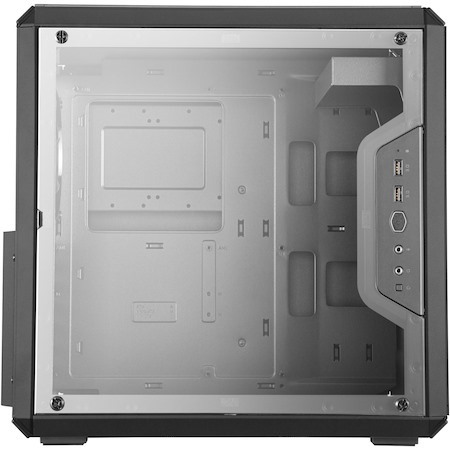 Cooler Master MasterBox Q500L Computer Case - Mini ITX, Micro ATX, ATX Motherboard Supported - Mid-tower - Steel, Plastic, Acrylic - Black