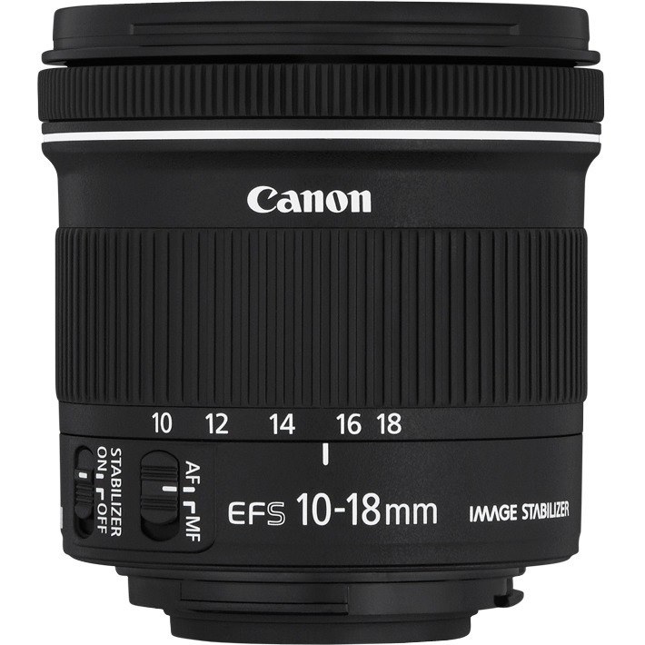 Canon - 10 mm to 18 mm - f/22 - f/5.6 - Ultra Wide Angle Zoom Lens for Canon EF-S