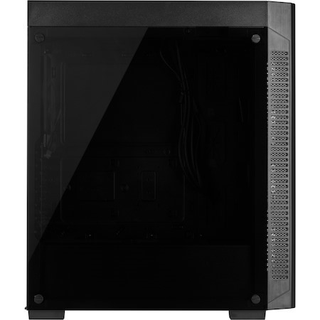 Corsair 110R Gaming Computer Case - ATX Motherboard Supported - Mid-tower - Steel, Plastic, Tempered Glass - Black