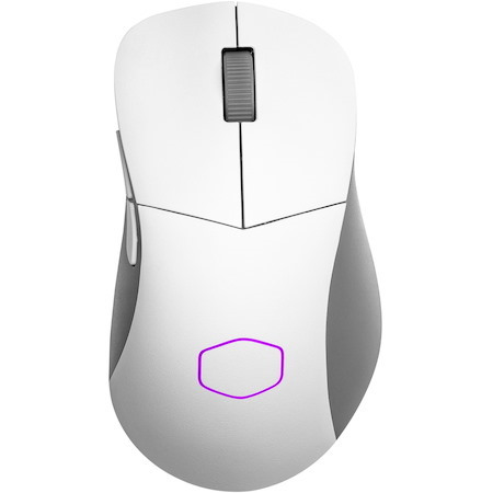 Cooler Master Gaming Mouse - Bluetooth - Optical - 6 Button(s) - Matte White