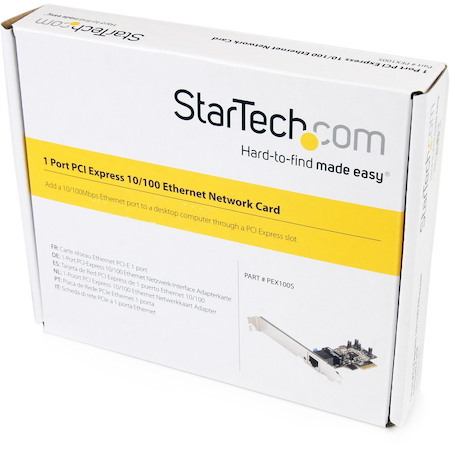StarTech.com 1 Port PCIe Ethernet Network Card