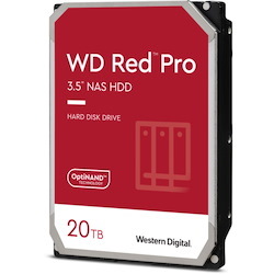 WD Red Pro WD201KFGX 20 TB Hard Drive - 3.5" Internal - SATA (SATA/600) - Conventional Magnetic Recording (CMR) Method