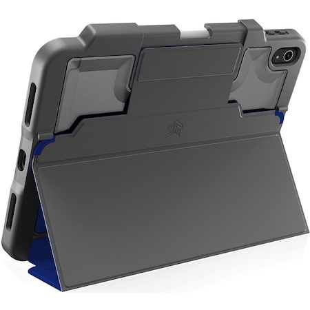 STM Goods Dux Plus Rugged Carrying Case for 10.9" Apple iPad (10th Generation) Tablet - Midnight Blue, Clear