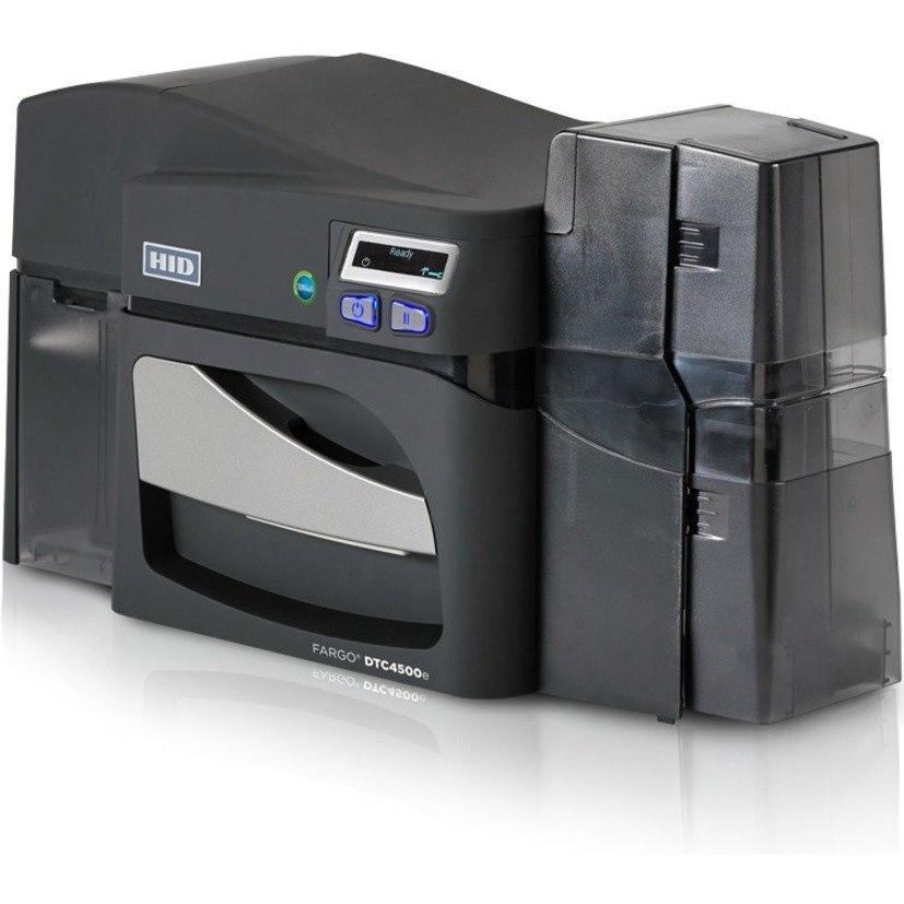 Fargo DTC4500e Single Sided Desktop Dye Sublimation/Thermal Transfer Printer - Color - Card Print - Ethernet - USB - USB Host