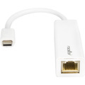 Rocstor Premium USB-C to Gigabit Network Adapter - USB Type-C to Gigabit Ethernet 10/100/1000 Adapter - Supports PXE Boot, Wake-On-Lan - Compatible with Mac & PC-Plug & Play (No Drivers Needed) - White - USB 3.1 - 1 Port(s) - 1 - Twisted Pair WITH NATIVE DRIVER SUPPORT