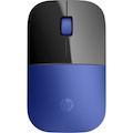 HP Z3700 Mouse - Radio Frequency - USB - Blue LED - Dragonfly Blue
