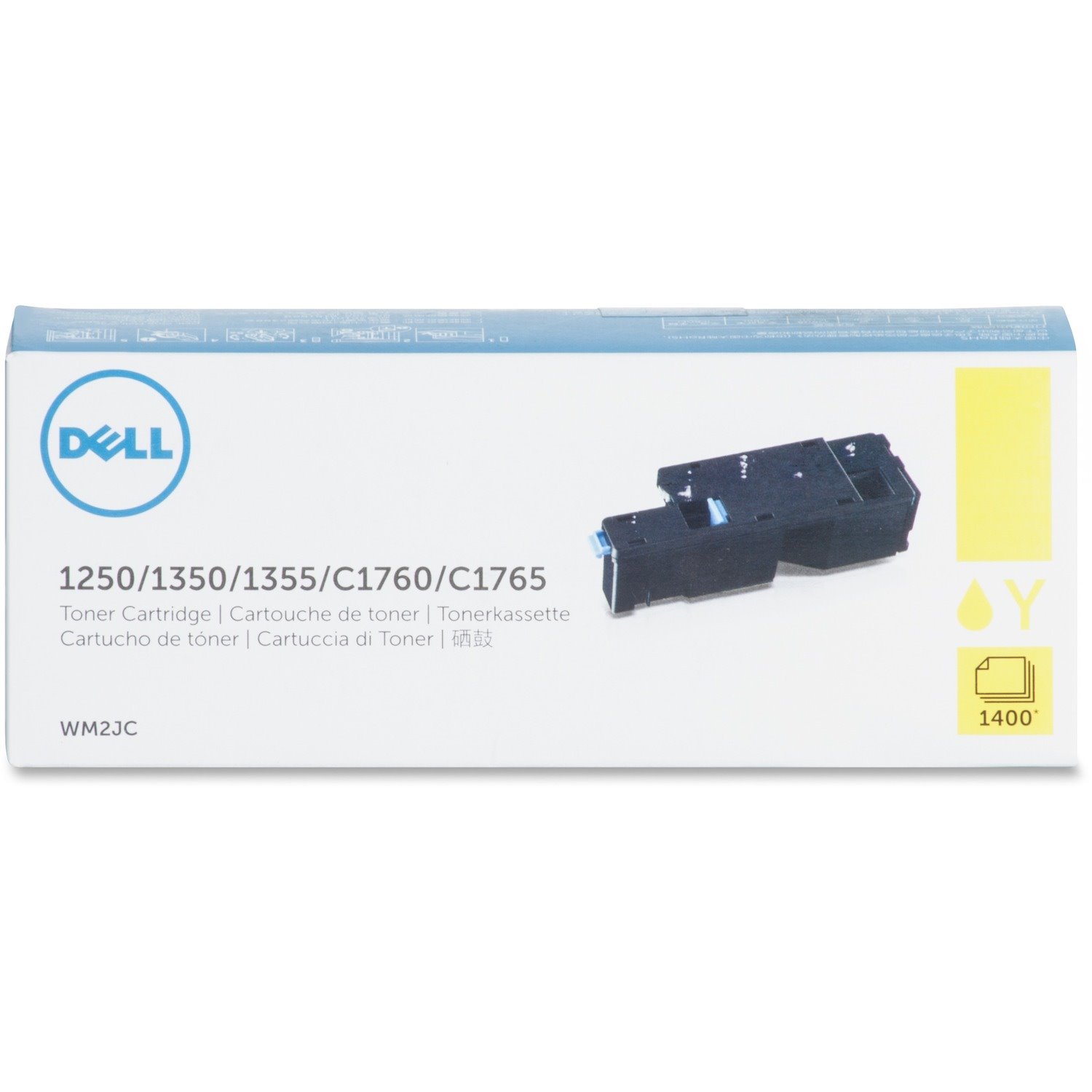 Dell Original Laser Toner Cartridge - Yellow - 1 Each