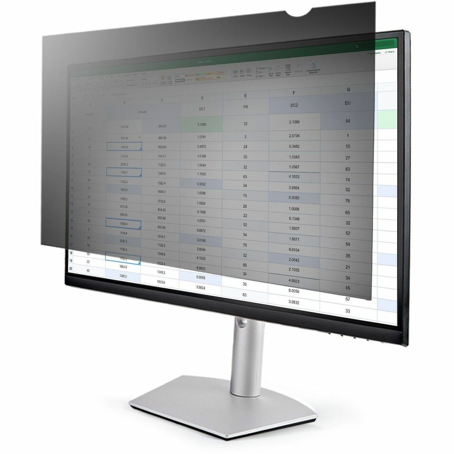 StarTech.com 19.5-inch 16:9 Computer Monitor Privacy Filter, Anti-Glare Privacy Screen w/51% Blue Light Reduction, +/- 30 deg. View Angle