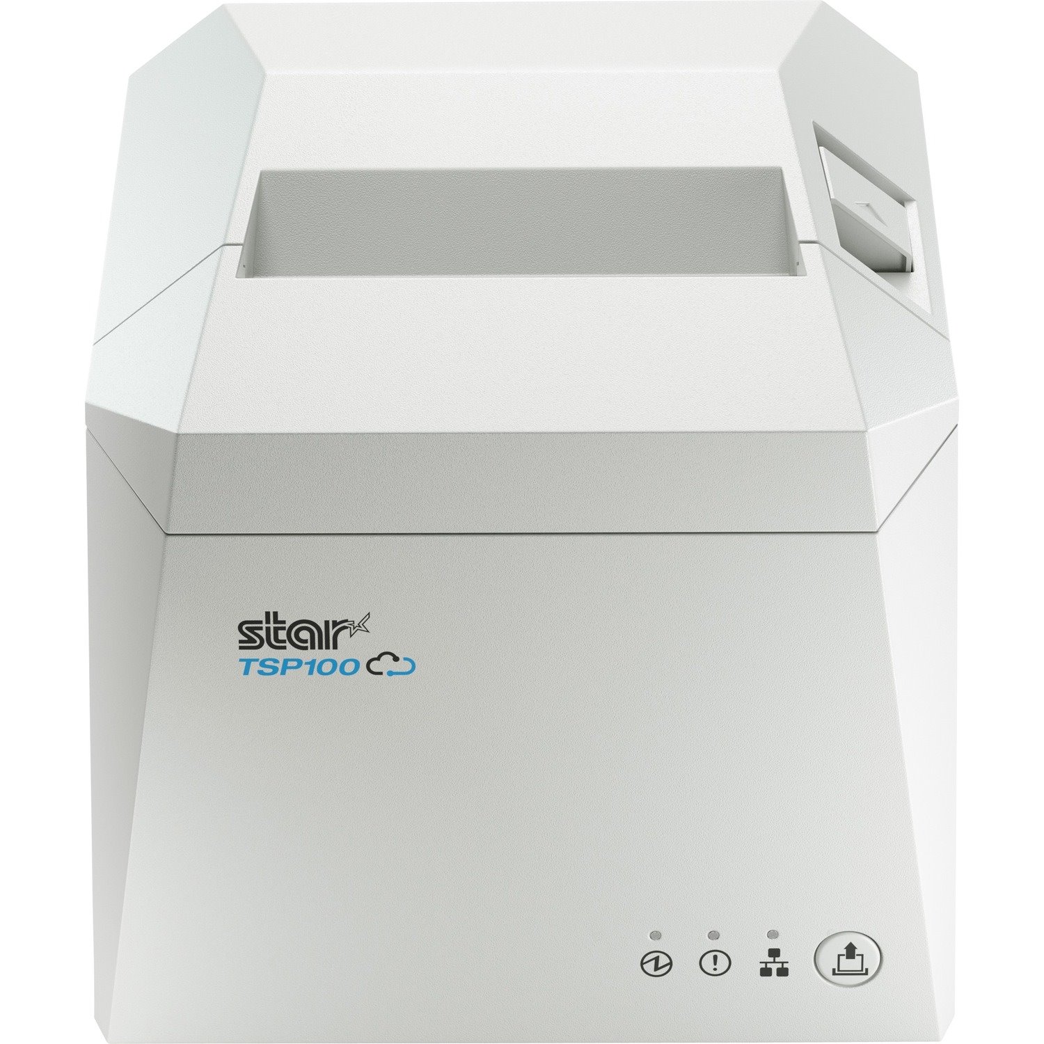 Star Micronics TSP143IV UE WHT E+U Retail Direct Thermal Printer - Monochrome - Wall Mount - Receipt Print - Ethernet - USB - UK, EU - With Cutter - White