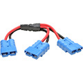 Tripp Lite by Eaton Y Splitter Cable for Select Battery Packs, Blue 175A DC Connectors, 1 ft. (0.3 m)