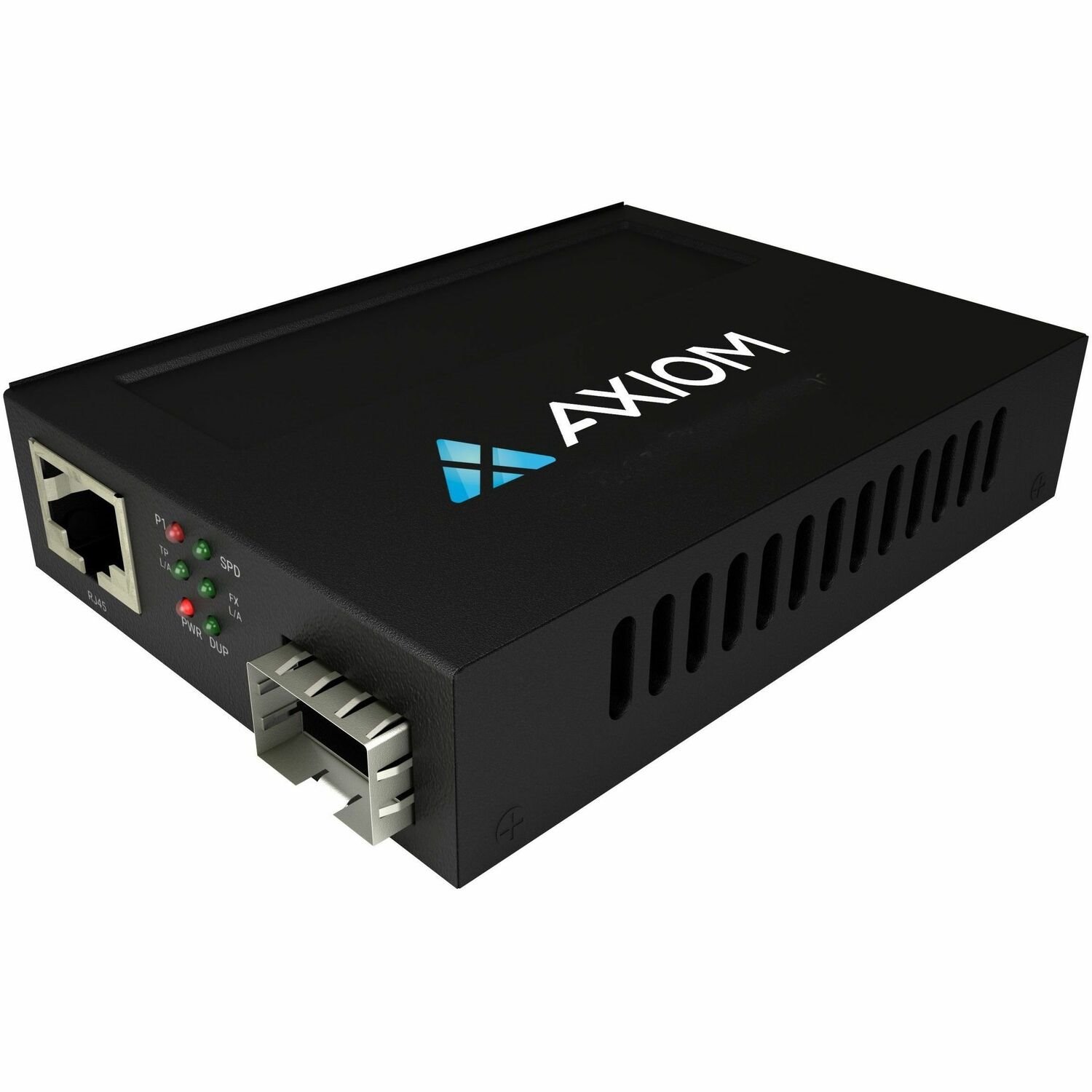 Axiom 100BASE-T to 100BASE-FX POE Media Converter