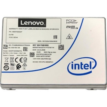 Lenovo D7-P5620 1.60 TB Solid State Drive - 2.5" Internal - U.2 (PCI Express NVMe 4.0 x4) - Mixed Use