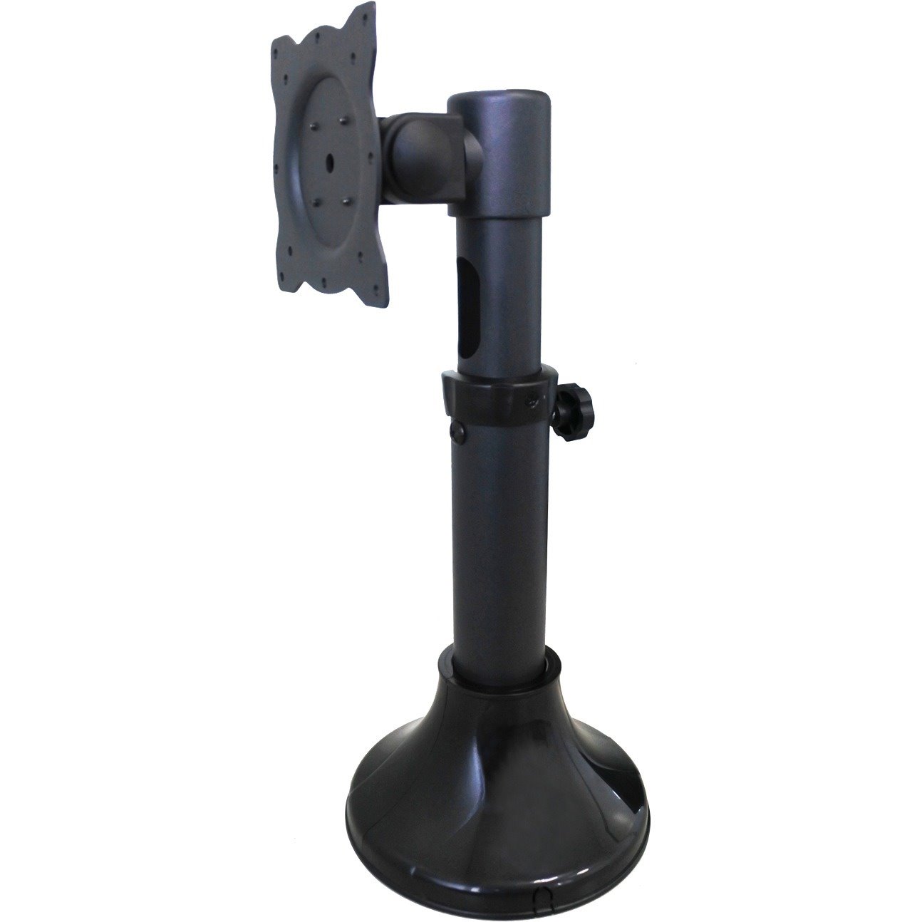 Newstar Tilt/Turn/Rotate Desk Mount (grommet) for 10-30" Monitor Screen, Height Adjustable - Black