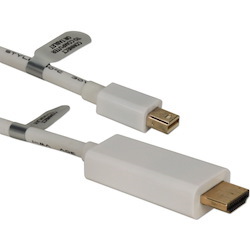 QVS 6ft Mini DisplayPort/Thunderbolt to HDMI Digital Video Cable