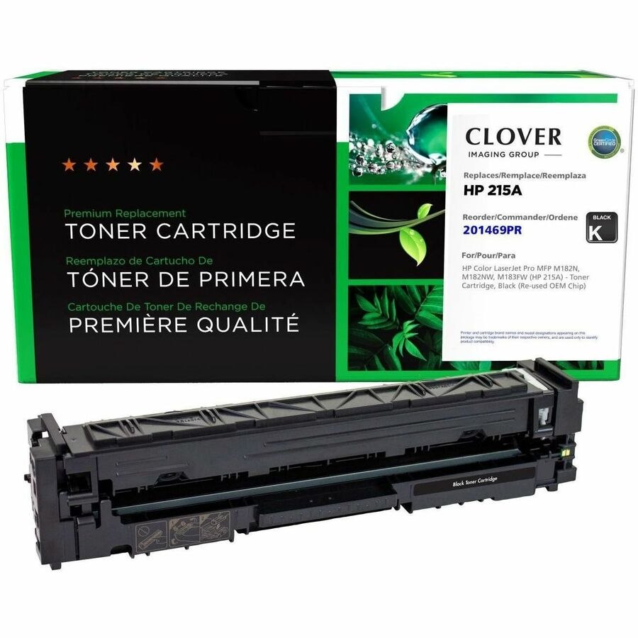 Clover Imaging Remanufactured Black Toner Cartridge (Reused OEM Chip) for HP 215A (W2310A)