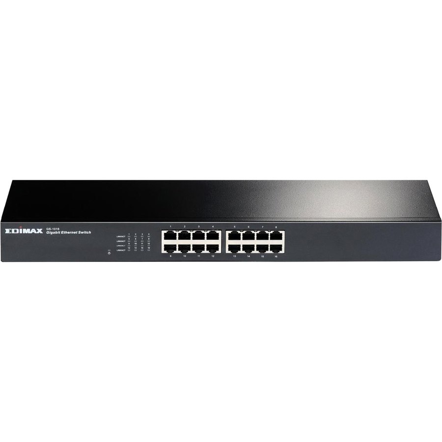 Edimax GS-1016 16 Ports Ethernet Switch - 10/100/1000Base-T