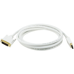 Monoprice 10ft 28AWG DisplayPort to DVI Cable - White