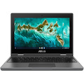 Asus Chromebook Flip CR1 CR1100FKA-YZ142T-S 11.6" Touchscreen Convertible Chromebook - HD - 1366 x 768 - Intel Celeron N5100 Quad-core (4 Core) 1.10 GHz - 4 GB Total RAM - 32 GB Flash Memory - Dark Gray