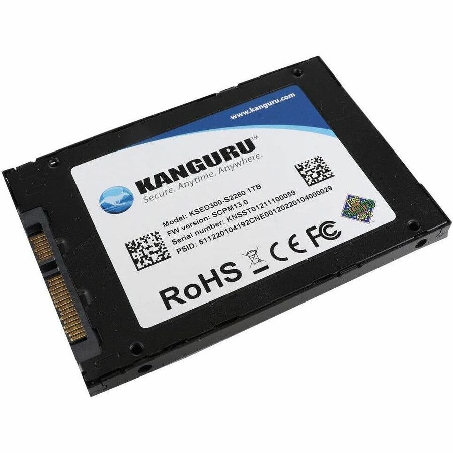 Kanguru Defender SED300 Hardware-Based Self-Encrypting Internal SSD-FIPS 140-2 Certified -KSED300-SATA-Series 1 TB Solid State Drive - 2.5" Internal - SATA - TAA Compliant