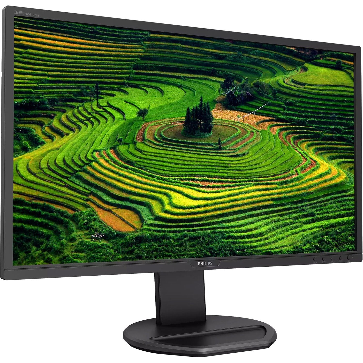 Philips 221B8LJEB 22" Class Full HD LCD Monitor - 16:9 - Textured Black