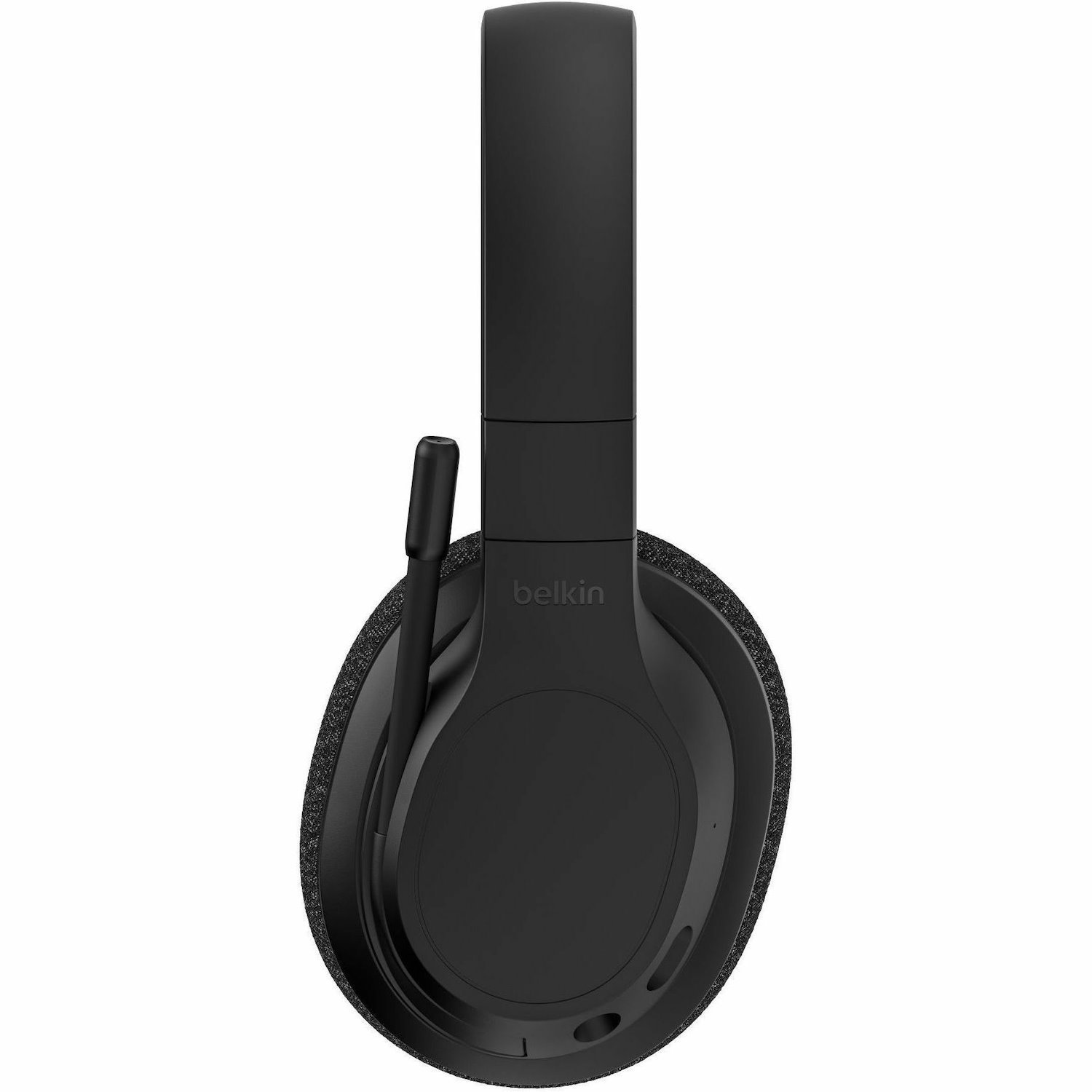 Belkin SoundForm Adapt Wireless Over-Ear Headset, Headphones for Work, Play, Gaming, & Travel with Built-in Boom Microphone - Compatible with iPhone, iPad, Galaxy, and More - Black