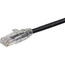 Axiom 200FT CAT6 UTP 550mhz Patch Cable Clear Snagless Boot (Black) - TAA Compliant