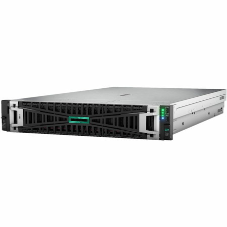 HPE ProLiant DL380 G11 2U Rack Server - 1 x Intel Xeon Silver 4410Y 2 GHz - 32 GB RAM - 12Gb/s SAS Controller