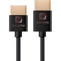 Monoprice Ultra Slim 18Gbps Active High Speed HDMI Cable, 10ft Black