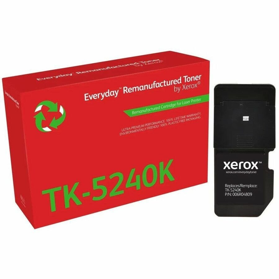Xerox Everyday Remanufactured Standard Yield Laser Toner Cartridge - Alternative for Kyocera TK-5240K - Black Pack