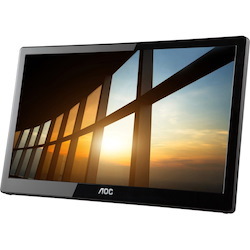AOC I1659FWUX 15.6" Full HD LCD Monitor - 16:9 - Black