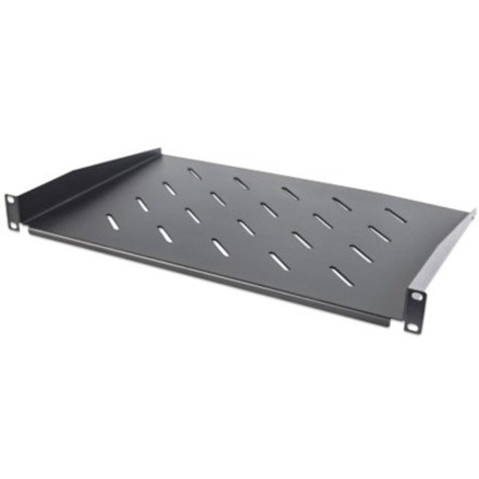 Intellinet Network Solutions 19" Cantilever Shelf, 1U, Shelf Depth 350mm, Vented, Max 25kg, Black, Three Year Warranty