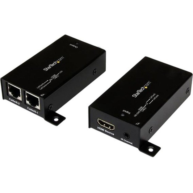 StarTech.com HDMI Over Cat5 / Cat6 Extender with IR - 100 ft (30m) Power Free