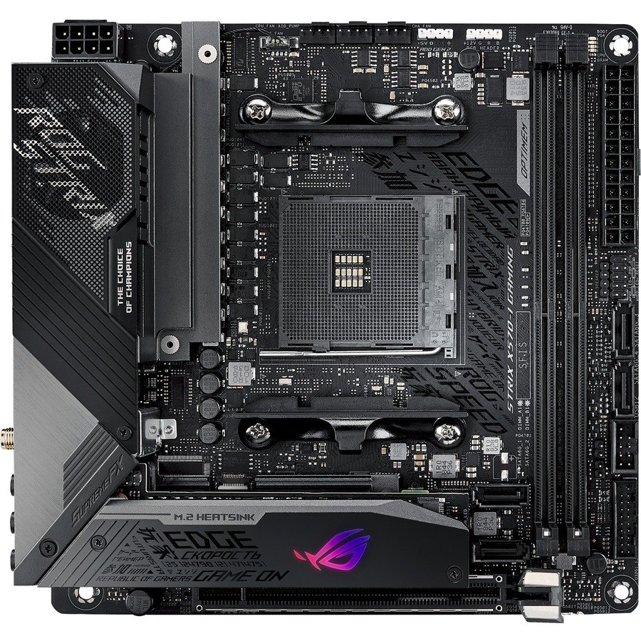 Asus ROG Strix Strix X570-I Gaming Desktop Motherboard - AMD Chipset - Socket AM4 - Mini ITX