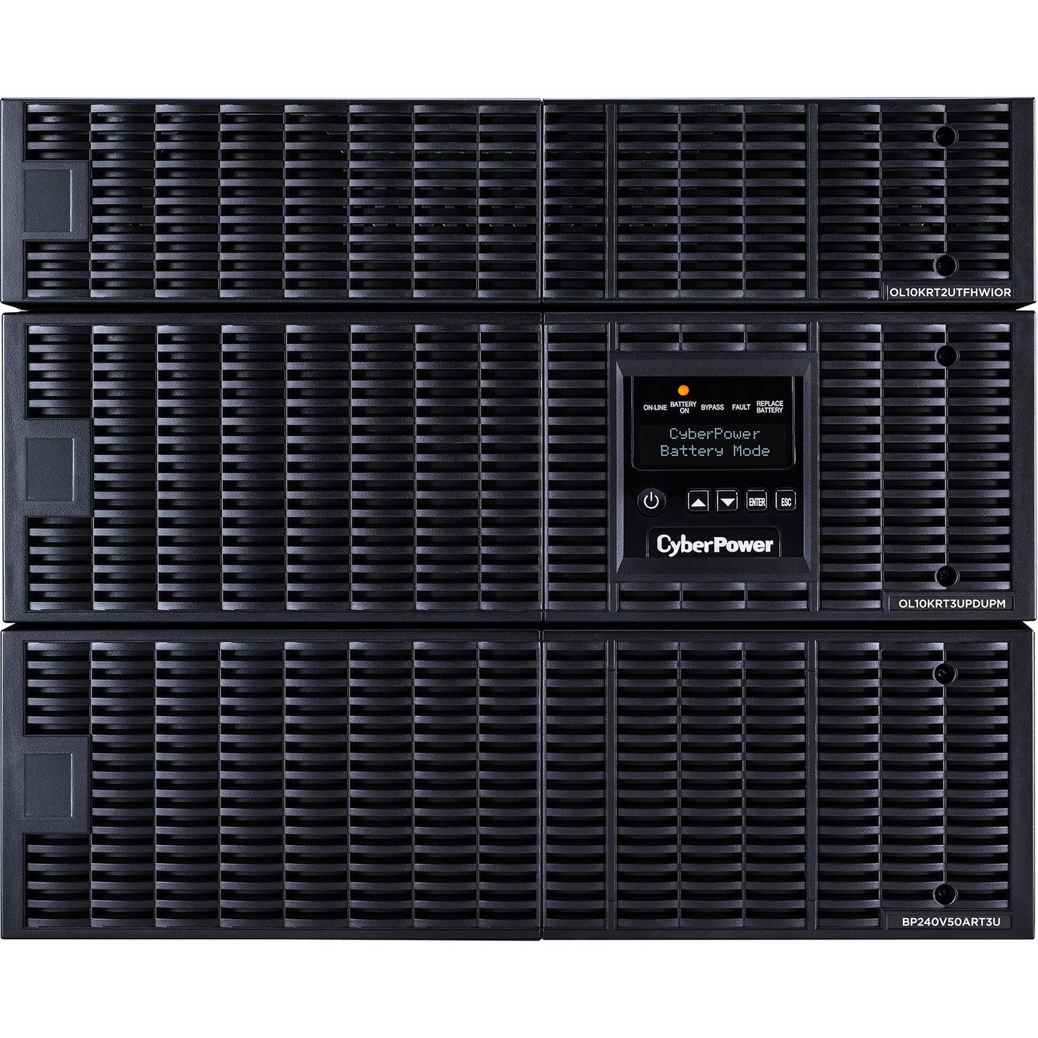 CyberPower OL10000RT3UPDUTF 10KVA Online UPS TF 8U Maintenance Bypass HW 120/208V RT 3YR WTY