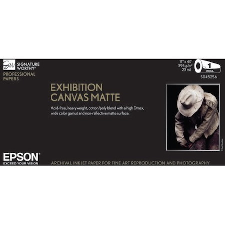 Epson Exhibition Canvas Matte, 17 x 22, 25 Sheets