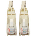 Eaton Tripp Lite Series Cat6 Gigabit Snagless Molded (UTP) Ethernet Cable (RJ45 M/M), PoE, White, 6-in. (15.24 cm)