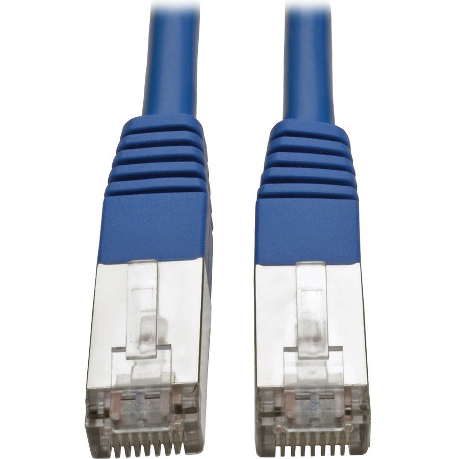 Eaton Tripp Lite Series Cat5e 350 MHz Molded Shielded (STP) Ethernet Cable (RJ45 M/M), PoE - Blue, 3 ft. (0.91 m)