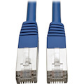 Eaton Tripp Lite Series Cat5e 350 MHz Molded Shielded (STP) Ethernet Cable (RJ45 M/M), PoE - Blue, 3 ft. (0.91 m)