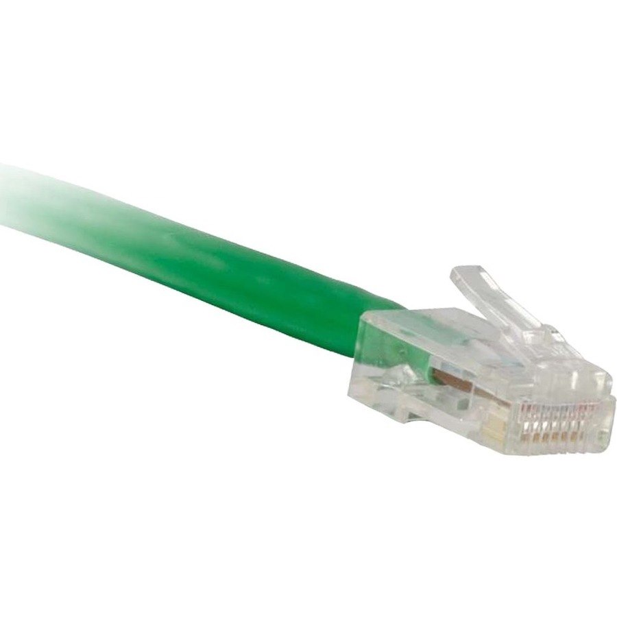 ENET Cat6 Green 4 Foot Non-Booted (No Boot) (UTP) High-Quality Network Patch Cable RJ45 to RJ45 - 4Ft