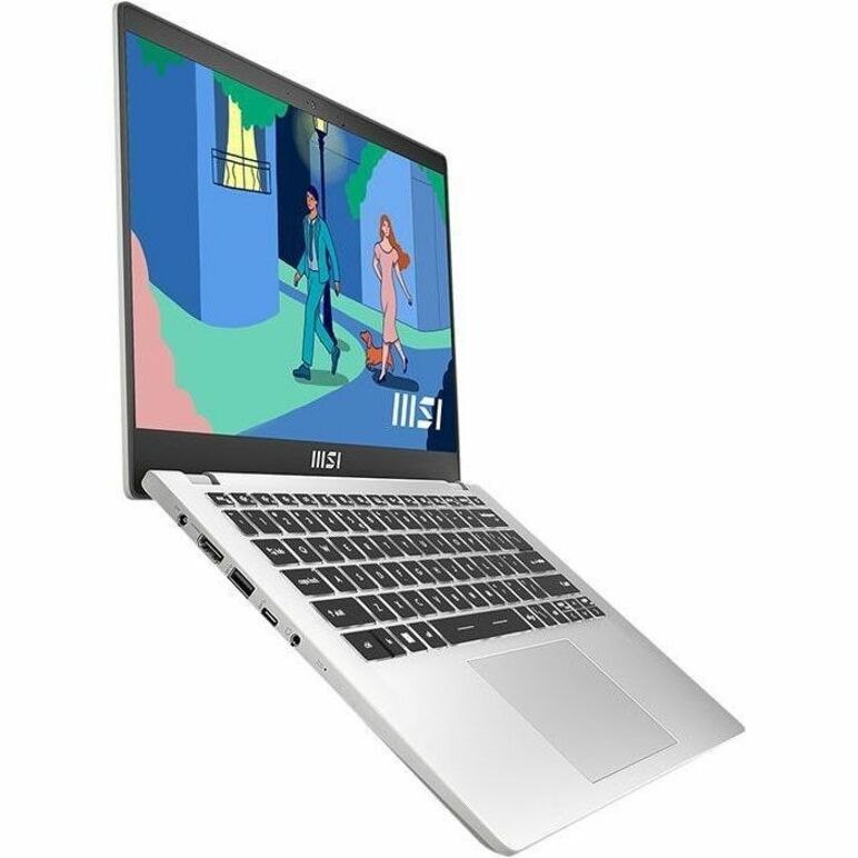 MSI Modern 14 C12M MODERN 14 C12MO-1028AU 14" Notebook - Full HD - Intel Core i7 12th Gen i7-1255U - 16 GB - 512 GB SSD - Urban Silver