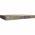 Tenda G1126P-24-410W 24GE+2SFP Ethernet Unmanaged Switch With 24-Port PoE
