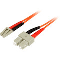 StarTech.com 10m Fiber Optic Cable - Multimode Duplex 62.5/125 - LSZH - LC/SC - OM1 - LC to SC Fiber Patch Cable