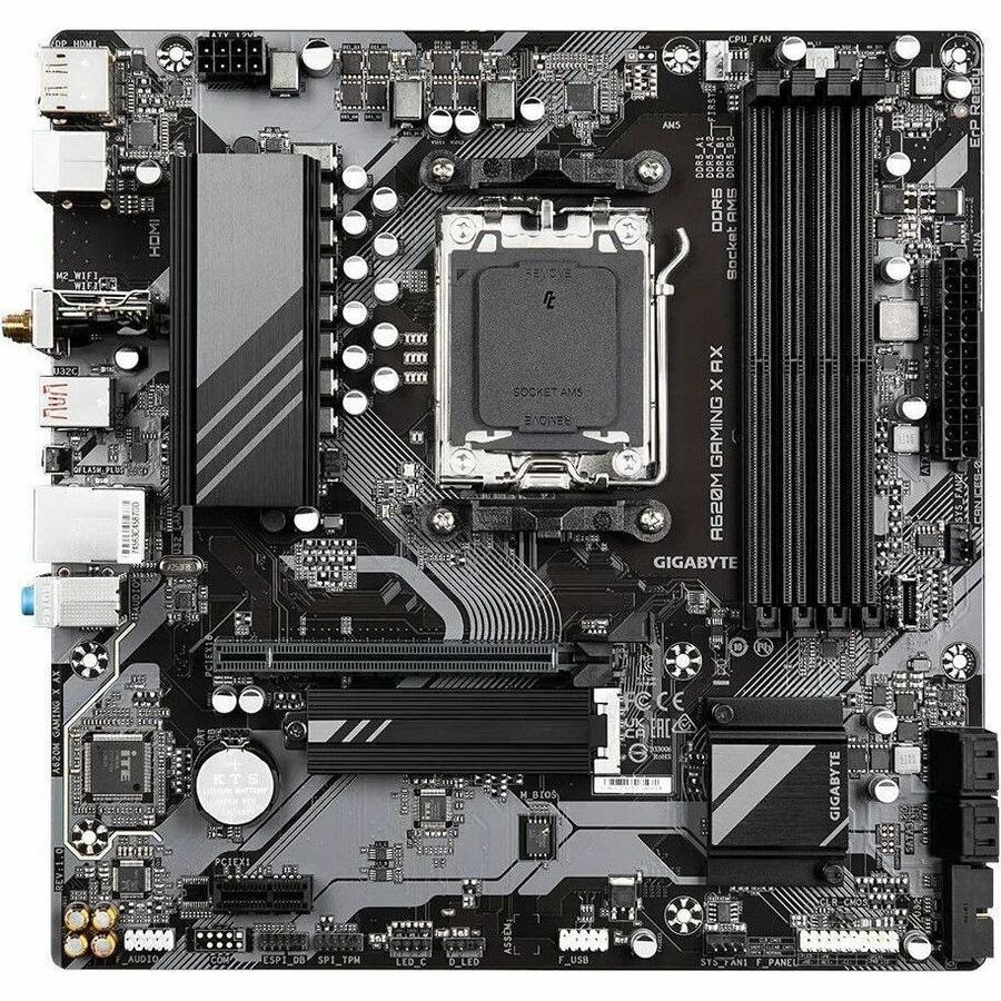 Gigabyte Ultra Durable A620M GAMING X AX Gaming Desktop Motherboard - AMD A620 Chipset - Socket AM5 - Micro ATX