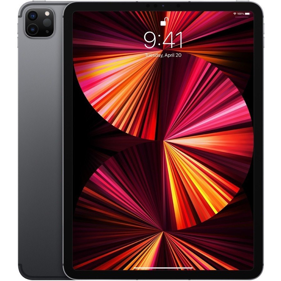 Apple iPad Pro (3rd Generation) A2377 Tablet - 11" - Apple M1 Octa-core - 16 GB - 1 TB Storage - iPadOS 14 - Space Gray