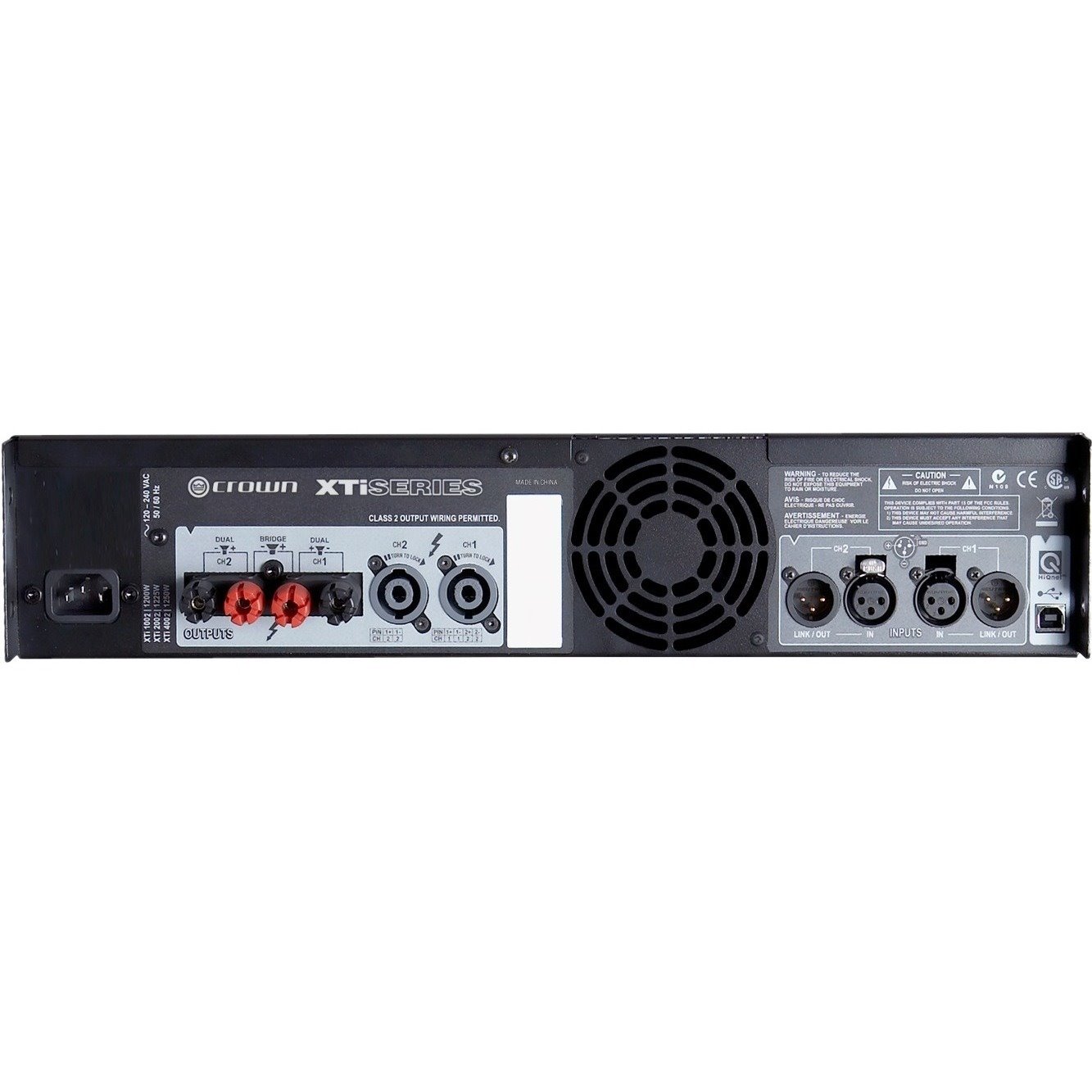 Crown XTi 2002 Amplifier - 1600 W RMS - 2 Channel - Black