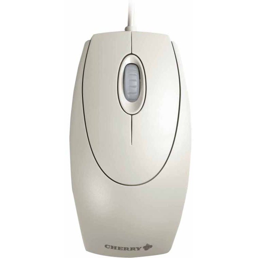 CHERRY M-5400 Mouse - USB - Optical - 3 Button(s) - Light Grey