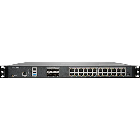 SonicWall 4700 Network Security/Firewall Appliance - 3 Year Total Secure - Essential Edition - TAA Compliant
