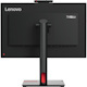 Lenovo ThinkVision T24mv-30 24" Class Webcam Full HD LED Monitor - 16:9 - Raven Black