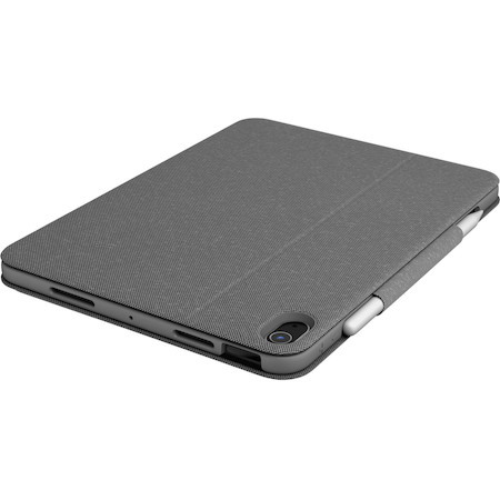 Logitech Folio Touch Keyboard/Cover Case (Folio) Apple, Logitech iPad Air (4th Generation), iPad Air (5th Generation) Tablet - Oxford Gray