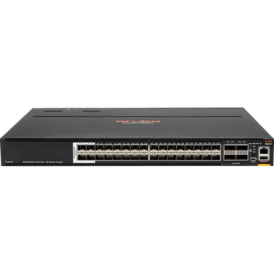 HPE CX 8360 8360v2- 32Y4C Manageable Ethernet Switch - 25 Gigabit Ethernet, 100 Gigabit Ethernet - 25GBase-X, 100GBase-X - TAA Compliant